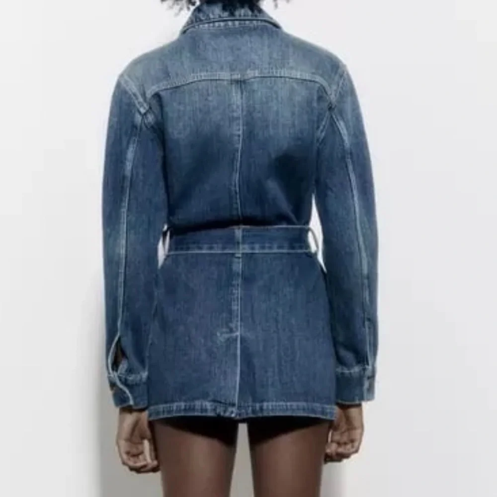 ZARA Sahara Jean Jacket/Mini Dress - Picture 6 of 16